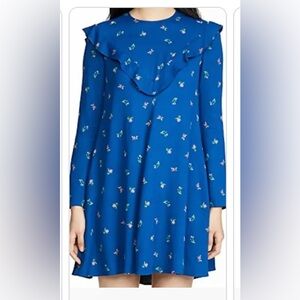 Philosophy Di Lorenzo Serafini “Floral Long Sleeve Mini Dress”